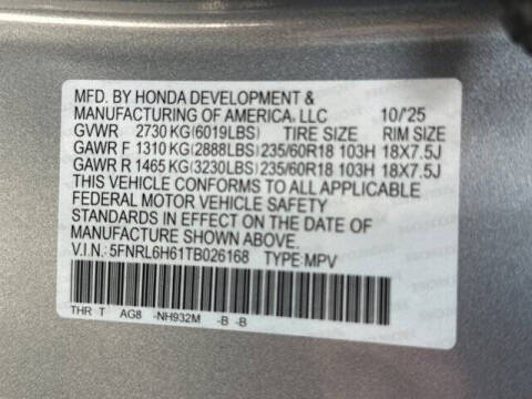 2026 Honda Odyssey EX-L