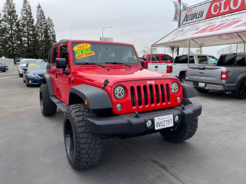 2017 Jeep Wrangler Unlimited for sale at Used Cars Fresno in Clovis CA