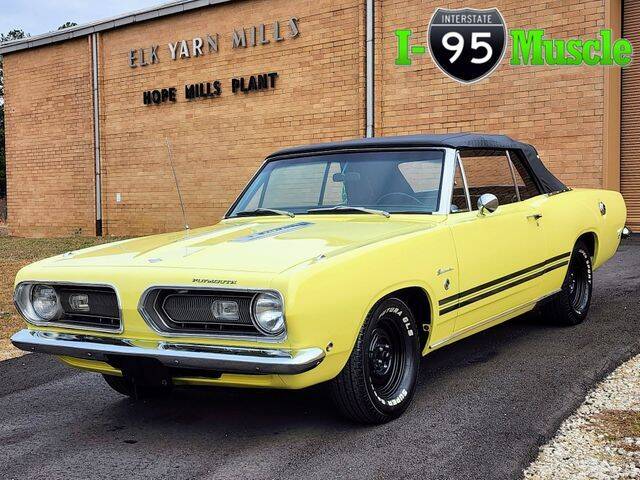1968 Plymouth Barracuda for sale at I-95 Muscle in Hope Mills NC