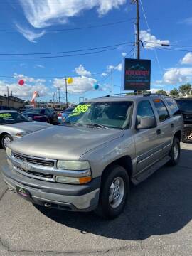 2002 Chevrolet Tahoe for sale at PACIFIC NORTHWEST MOTORSPORTS in Kennewick WA