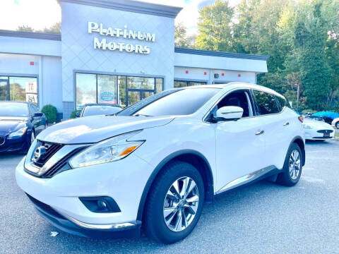 2017 Nissan Murano for sale at PLATINUM MOTORS INC in Freehold NJ