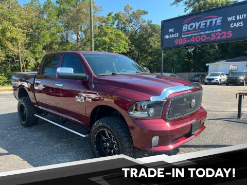 2018 RAM 1500 for sale at Boyette Auto Sales in Covington LA