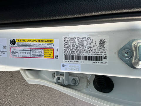 2024 Honda Civic Sport