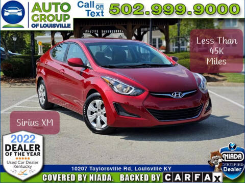 2016 Hyundai Elantra for sale at Auto Group of Louisville in Louisville KY