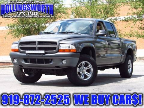 2002 Dodge Dakota for sale at Hollingsworth Auto Sales in Raleigh NC