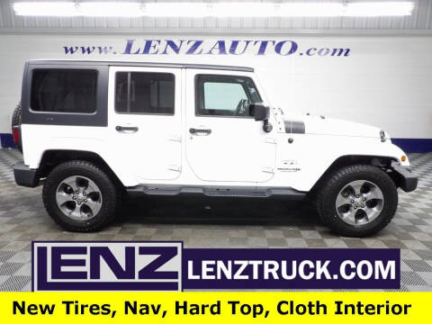 2018 Jeep Wrangler JK Unlimited for sale at LENZ TRUCK CENTER in Fond Du Lac WI