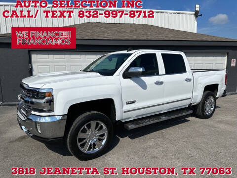 2018 Chevrolet Silverado 1500 for sale at Auto Selection Inc. in Houston TX