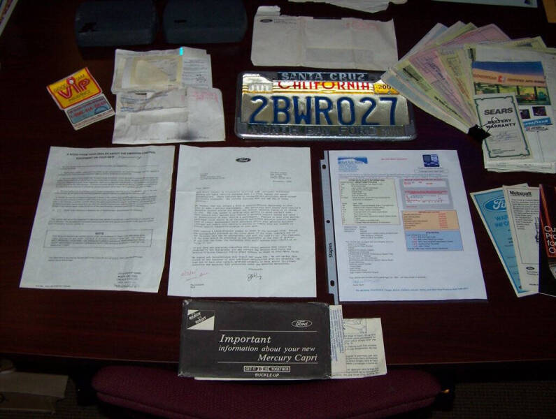 1985 Mercury Capri RS