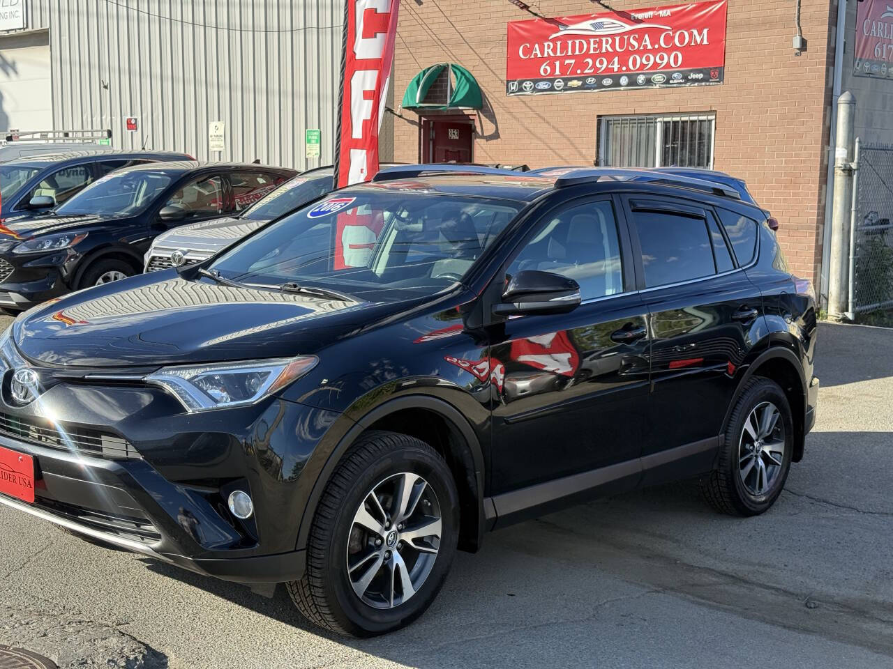 Black 2016 Toyota RAV4 XLE AWD XLE 4dr SUV 1