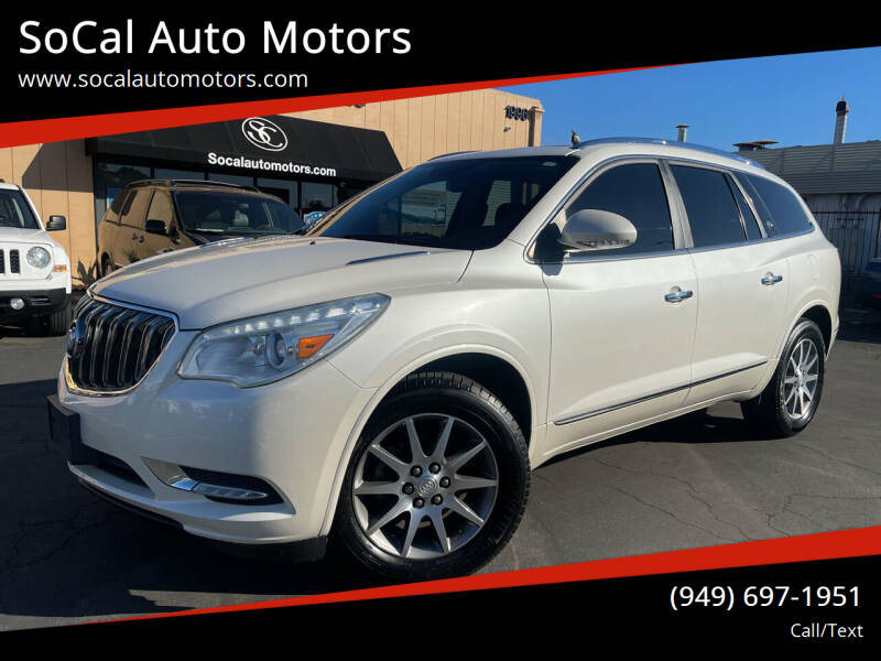 2014 Buick Enclave for sale at SoCal Auto Motors in Costa Mesa CA