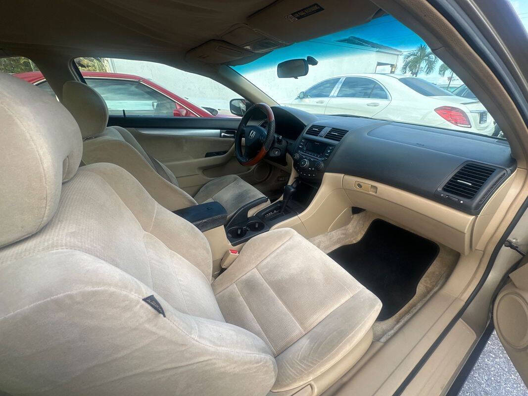 2003 Honda Accord for sale at Tropical Auto Sales in North Palm Beach, FL