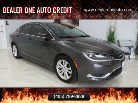 2015 Chrysler 200 for sale at Dealer One Auto Credit in Oklahoma City OK