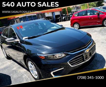 2017 Chevrolet Malibu for sale at 540 AUTO SALES in Chicago IL