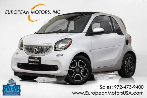 2018 Smart fortwo electric drive for sale at European Motors Inc in Plano TX