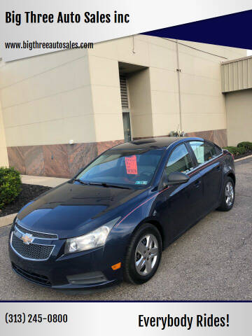 2011 Chevrolet Cruze for sale at Big Three Auto Sales inc in Detroit MI