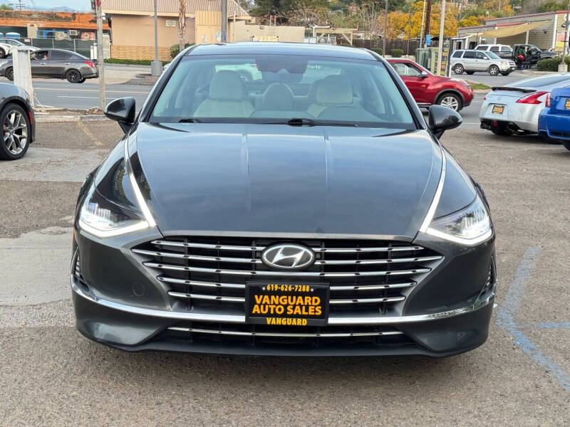 2021 Hyundai Sonata Hybrid Blue