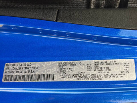 2021 Jeep Wrangler Unlimited Rubicon