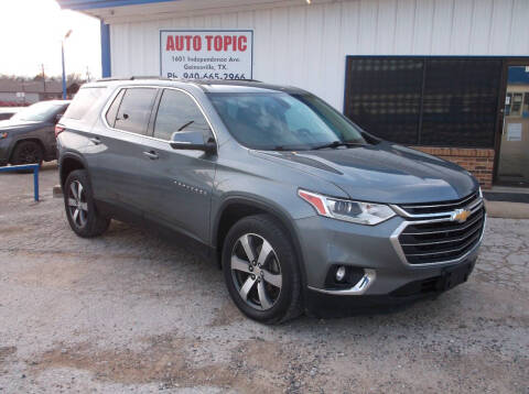 2019 Chevrolet Traverse for sale at AUTO TOPIC in Gainesville TX