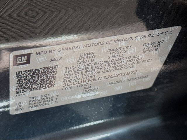 2018 Chevrolet Silverado 1500