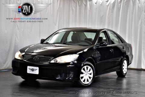 2005 Toyota Camry for sale at ZONE MOTORS in Addison IL