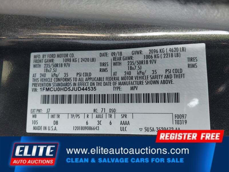 2018 Ford Escape SEL