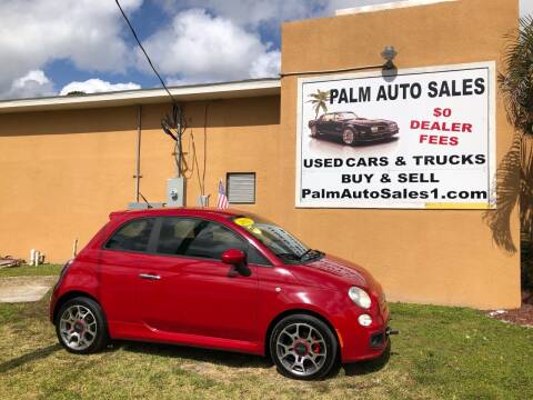 2012 FIAT 500 for sale at Palm Auto Sales in West Melbourne FL