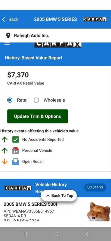 2005 BMW 5 Series 530i