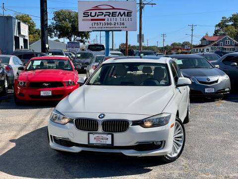 2012 BMW 3 Series for sale at Supreme Auto Sales in Chesapeake VA