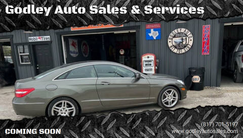 2013 Mercedes-Benz E-Class for sale at Godley Auto Sales & Services in Godley TX