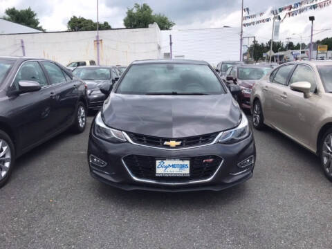 2017 Chevrolet Cruze for sale at Bay Motors Inc in Baltimore MD