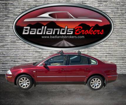 2001 Volkswagen Passat for sale at Badlands Brokers in Rapid City SD