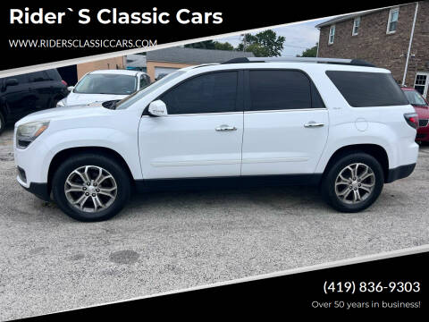 2016 GMC Acadia for sale at Rider`s Classic Cars in Millbury OH