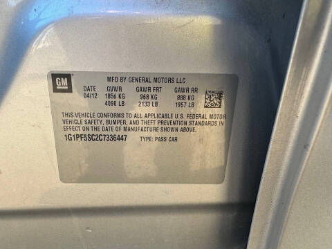 2012 Chevrolet Cruze LT