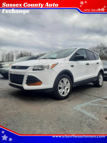 2016 Ford Escape for sale at Sussex County Auto Exchange in Wantage NJ