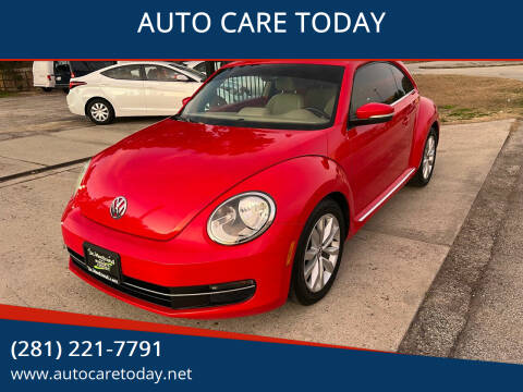2013 Volkswagen Beetle for sale at AUTO CARE TODAY in Spring TX