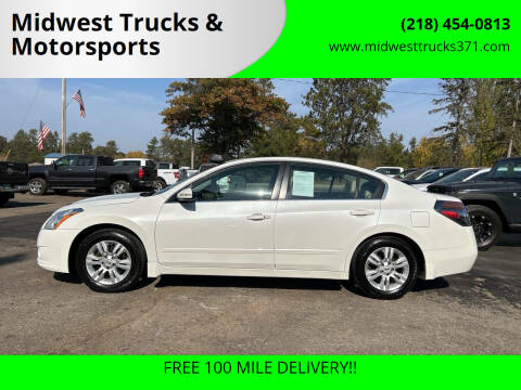 2012 Nissan Altima for sale at Midwest Trucks & Motorsports in Merrifield MN