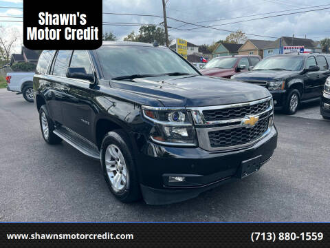 2016 Chevrolet Tahoe for sale at Shawn's Motor Credit in Houston TX