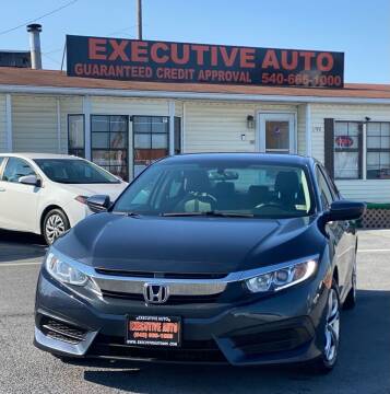 2018 Honda Civic for sale at Executive Auto in Winchester VA