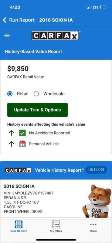 2016 Scion iA Base photo 2