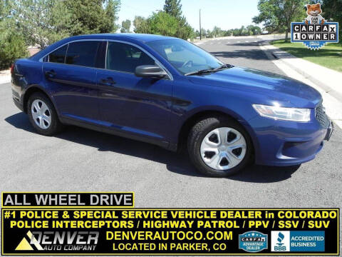 2018 Ford Taurus Police Interceptor