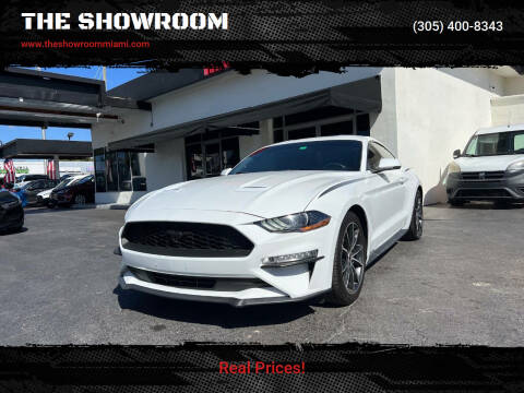 2018 Ford Mustang for sale at THE SHOWROOM in Miami FL