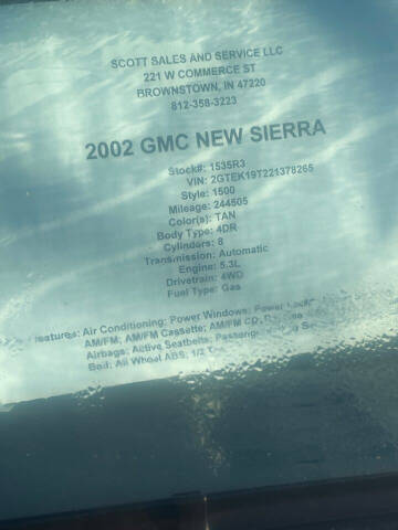 2002 GMC Sierra 1500