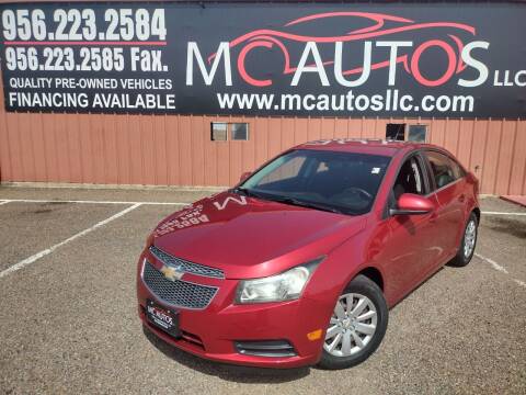 2011 Chevrolet Cruze for sale at MC Autos LLC in Pharr TX