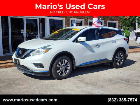 2016 Nissan Murano for sale at Mario's Used Cars - South Houston Location in South Houston TX