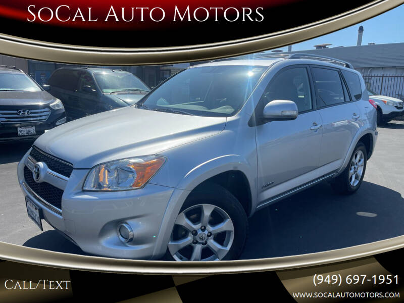 2010 Toyota RAV4 for sale at SoCal Auto Motors in Costa Mesa CA