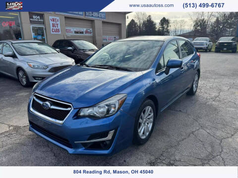 2016 Subaru Impreza for sale at USA Auto Sales & Services, LLC in Mason OH