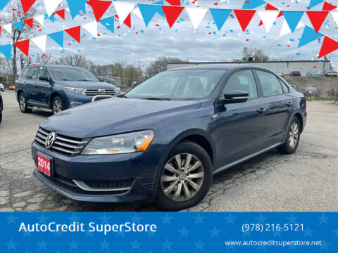 2014 Volkswagen Passat for sale at AutoCredit SuperStore in Lowell MA