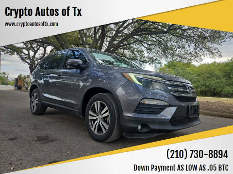 2016 Honda Pilot for sale at Crypto Autos Of Tx in San Antonio TX