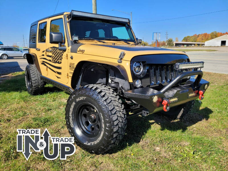 2014 Jeep Wrangler Unlimited for sale at Finish Line Auto Sales Inc. in Lapeer MI