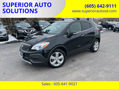 2016 Buick Encore for sale at SUPERIOR AUTO SOLUTIONS in Spearfish SD